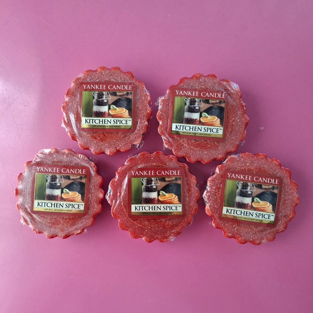 Yankee Candle KITCHEN SPICE Wax Melts Tarts 5 Pack 0.8 oz Retired